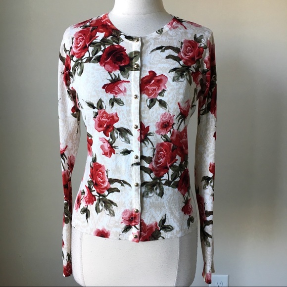 floral print cardigan sweaters